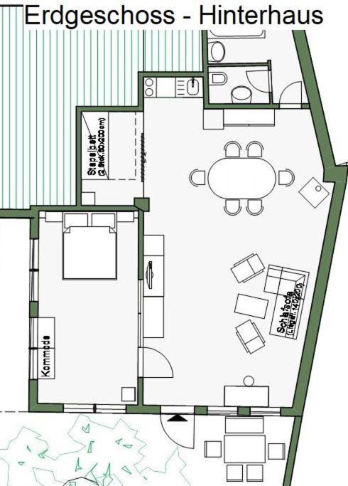 Apartment Pension Sternchen Ерфурт Екстериор снимка